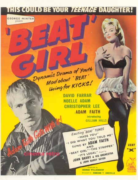 CAN'T BEAT "BEAT GIRL" FOR SLEAZY THRILLS- COMING TO UK DVD ...